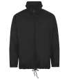 01618 Unisex Windbreaker Jacket Black colour image
